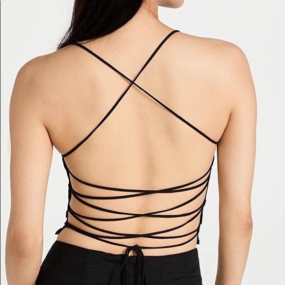 Square Neck Tie Top - Picture 4 of 4